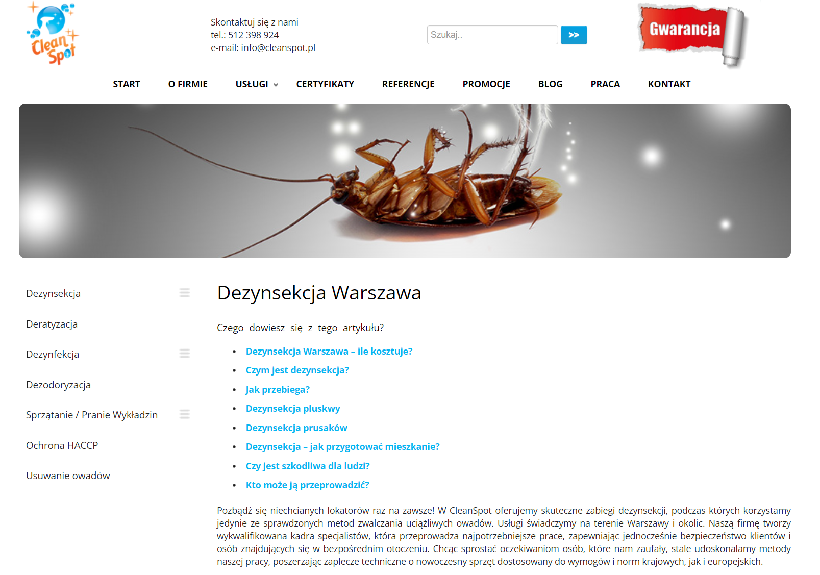 Jak przygotować mieszkanie do dezynsekcji? Praktyczny poradnik dla mieszkańców Warszawy