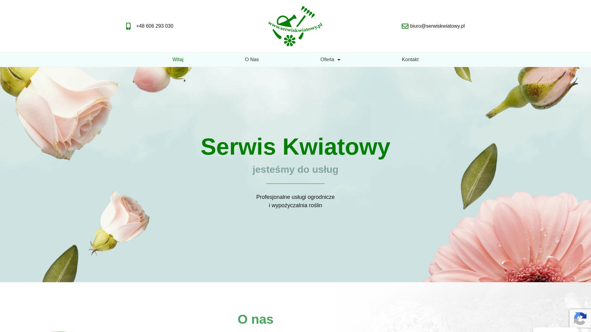 Serwis Kwiatowy - Usługi ogrodnicze i porządkowe - podgląd
