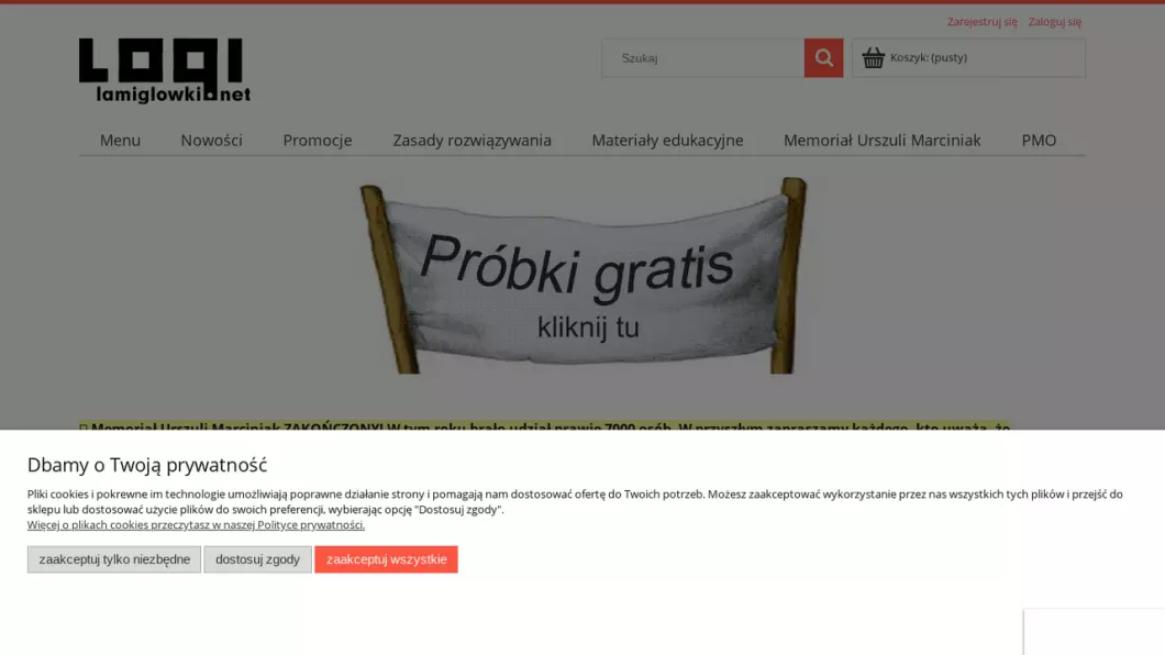Łamigłówki - LOGI - podgląd
